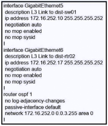 Cisco 350-401 actual exam questions
 7